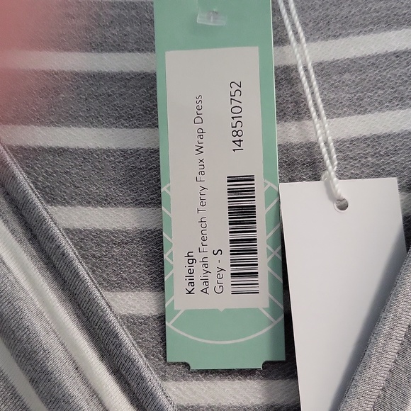 Gilli Size S Kaleigh Terry Faux Wrap Dress very soft material. - Picture 6 of 6